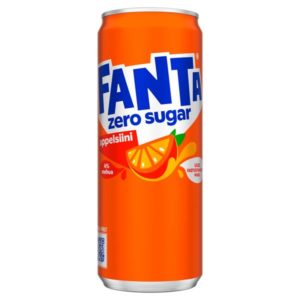 Fanta Appelsiini Zero virvoitusjuoma tölkki 0,33 L